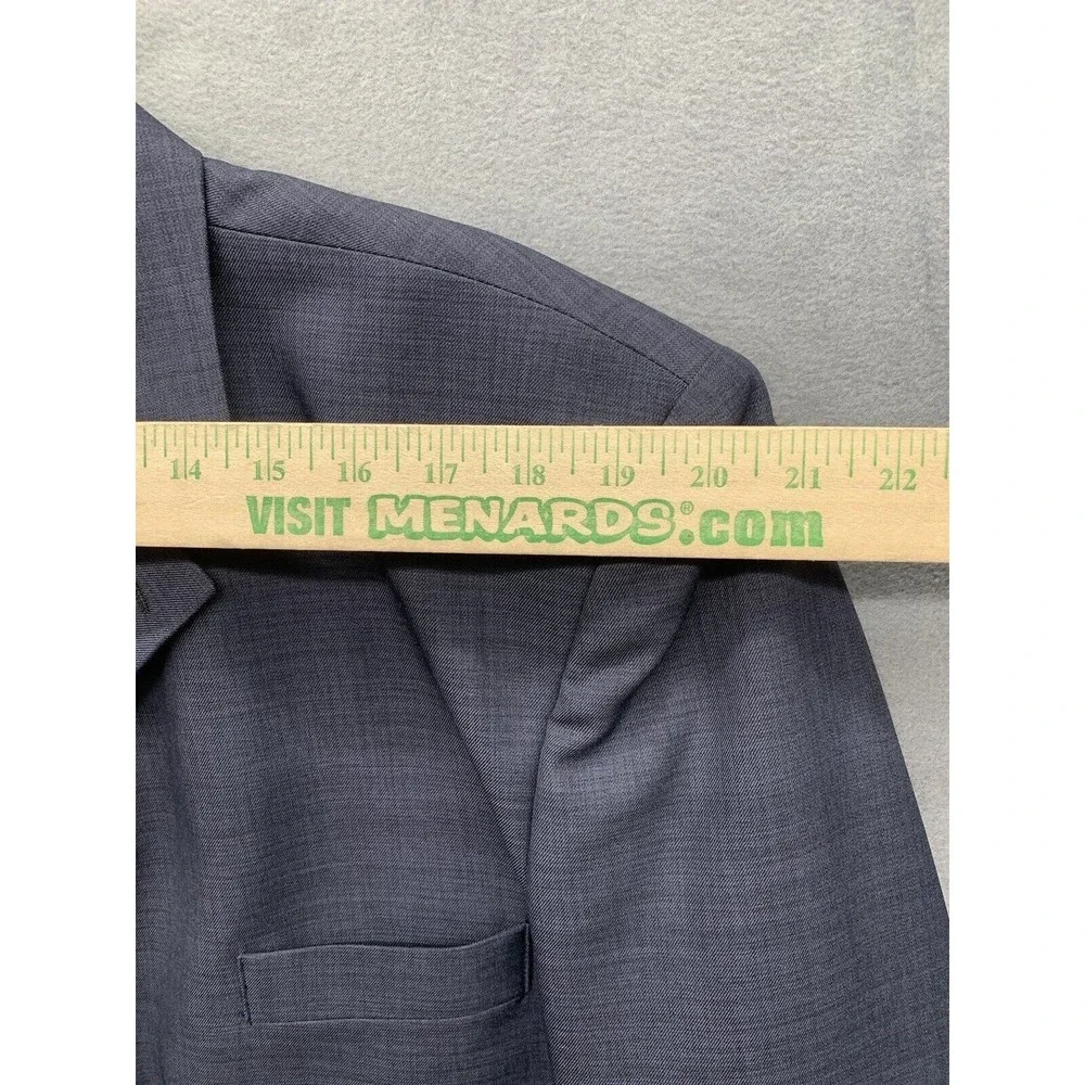 Alberto Celini Blazer 44L Men Single Breasted Gray Modern Contemporary Church